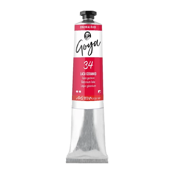 Colores al óleo tubo 20 ml Laca geranio N° 34 - PackshotFront