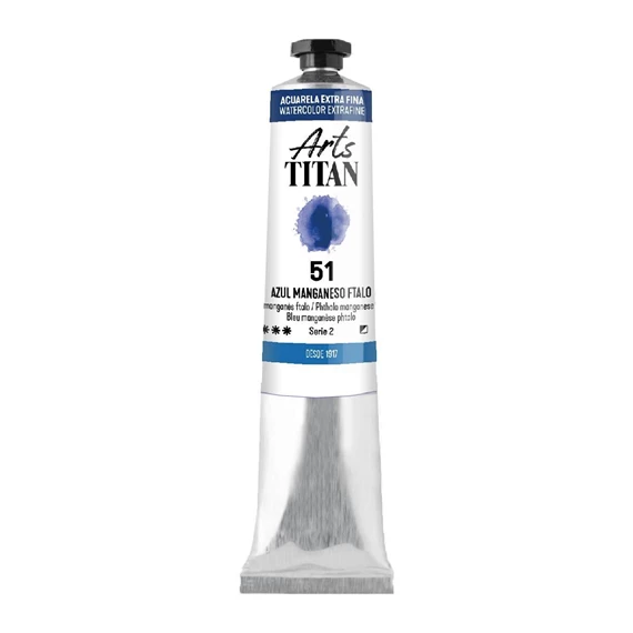 Acuarela Extra Fino tubo 20 ml Azul manganeso ftalo N° 51 - PackshotFront