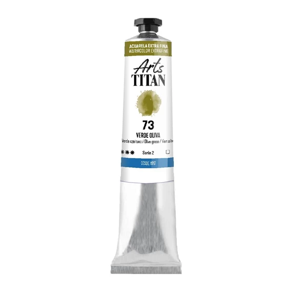 Watercolour Extra Fine tube 20 ml Olive green N° 73 - PackshotFront