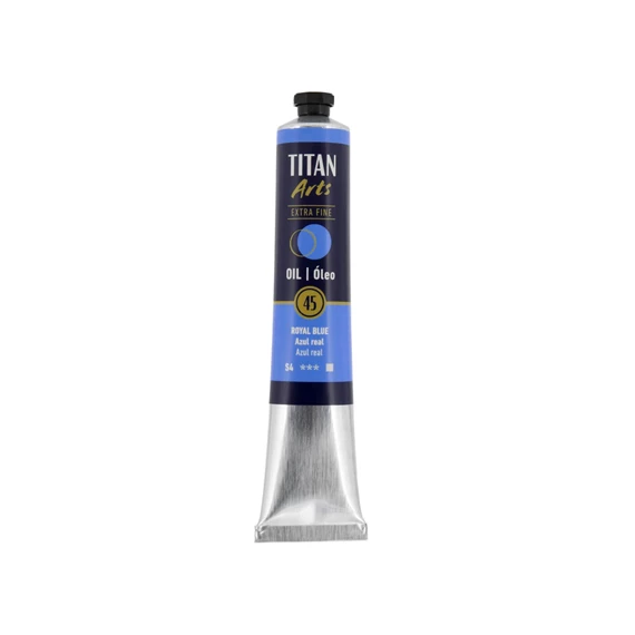 Colores al óleo Extra Fino tubo 60 ml Azul real N° 45 - PackshotFront