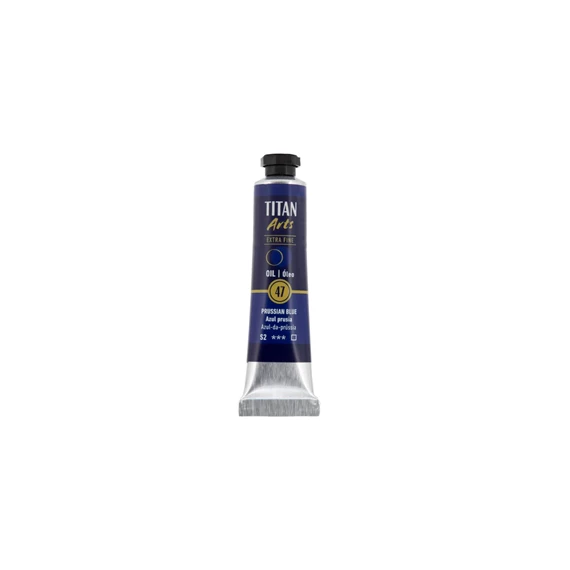 Colores al óleo Extra Fino tubo 20 ml Azul prusia N° 47 - PackshotFront
