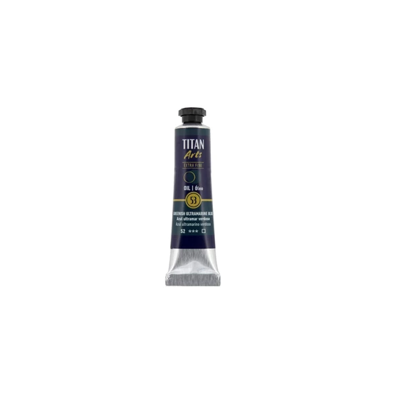 Oil Colour Extra Fine tube 20 ml Greenish ultramarine blue N° 53 - PackshotFront
