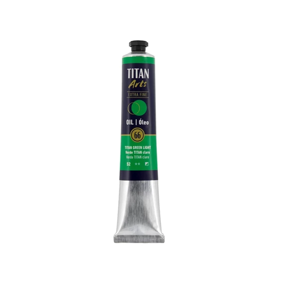 Oil Colour Extra Fine tube 60 ml TITAN green light N° 66 - PackshotFront