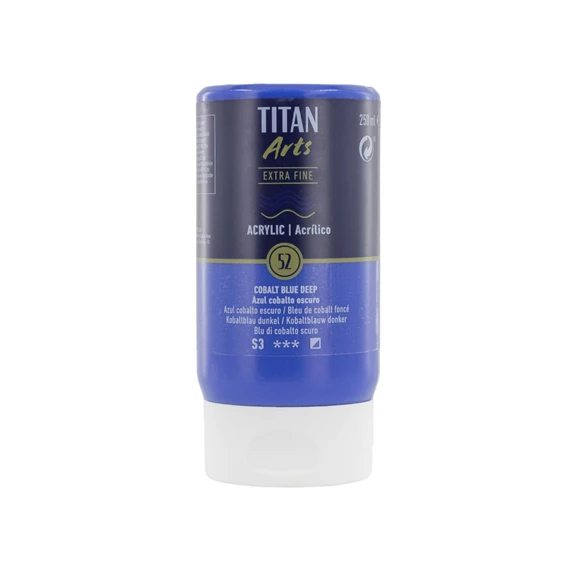Acrylic 250 ml Cobalt Blue Deep - PackshotFront