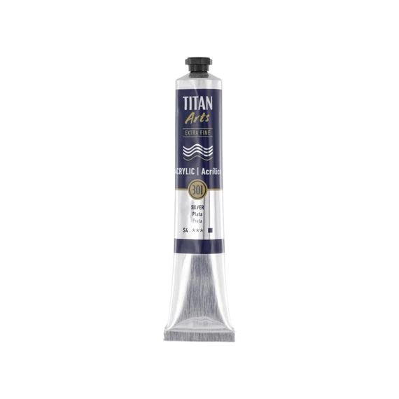 Acrílico 60 ml PLATA - PackshotFront